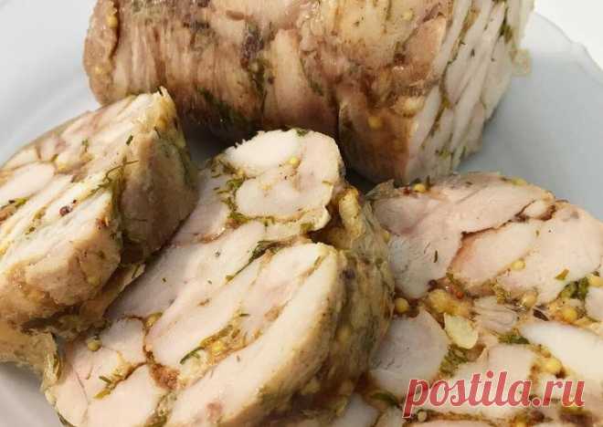 Домашняя ветчина - пошаговый рецепт с фото. Автор рецепта Ольга Мосунова . - Cookpad