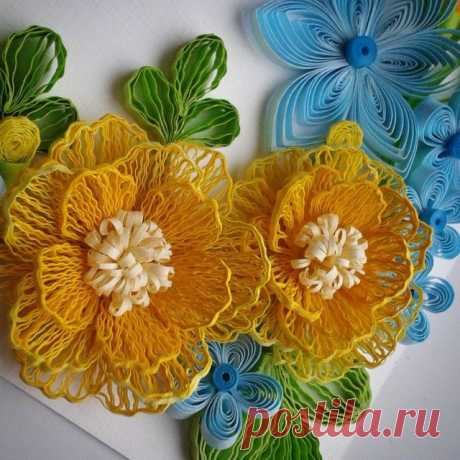 #quillingflowers #quilled #quilling #paperfilligree #paper #paperquilling