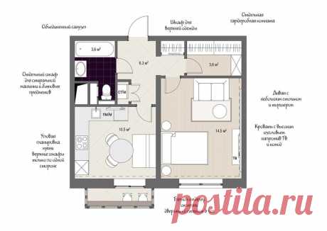 Создание проекта квартиры 38-39 кв. м: фото и дизайн Миллион советов на все случаи жизни!