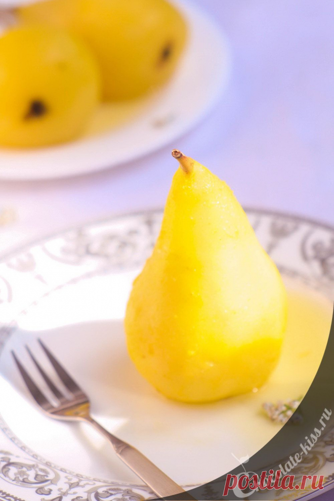 Рецепт груш в шафрановом сиропе