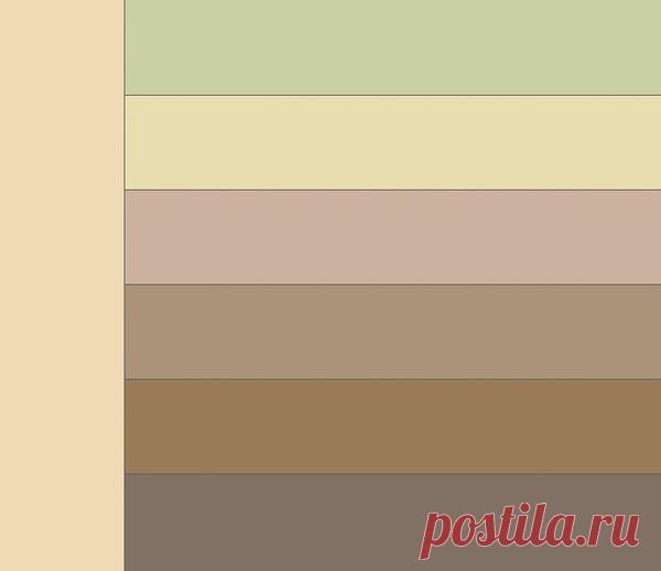 таблица сочетаемости и соответствия цветов