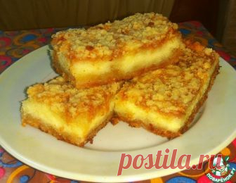Творожно-яблочный пирог – кулинарный рецепт