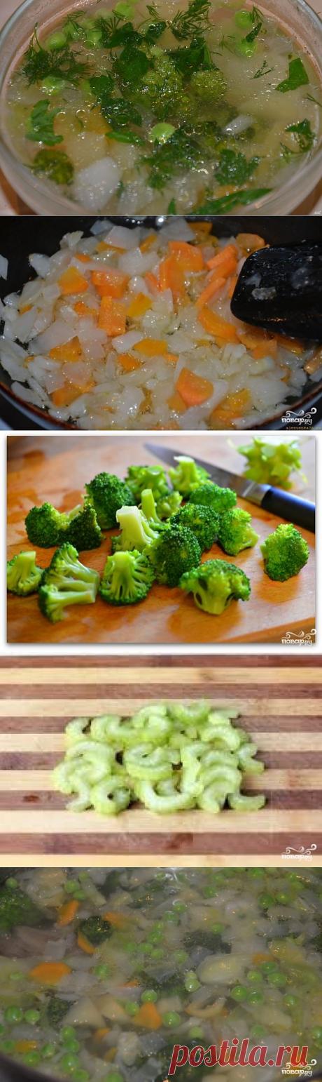 Постный суп из брокколи - пошаговый кулинарный рецепт на Повар.ру