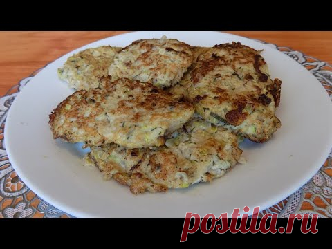 Вкусные драники из кабачков с фаршем, приготовленные на сковороде