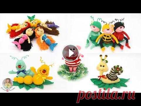 18 + 1 игрушек спицами В этом видео я показываю много игрушек, связанных спицами, по МК Елены Дорш. Инстаграм Елены: Приятного просмотра! Бесплатные МК на канале (спицами): ...