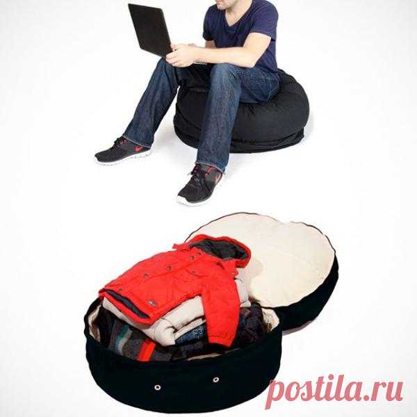 Не просто удобный мягкий пуф, а место для хранения вещей. $169 USD