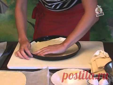 Слоеный хачапури. Кавказская кухня..