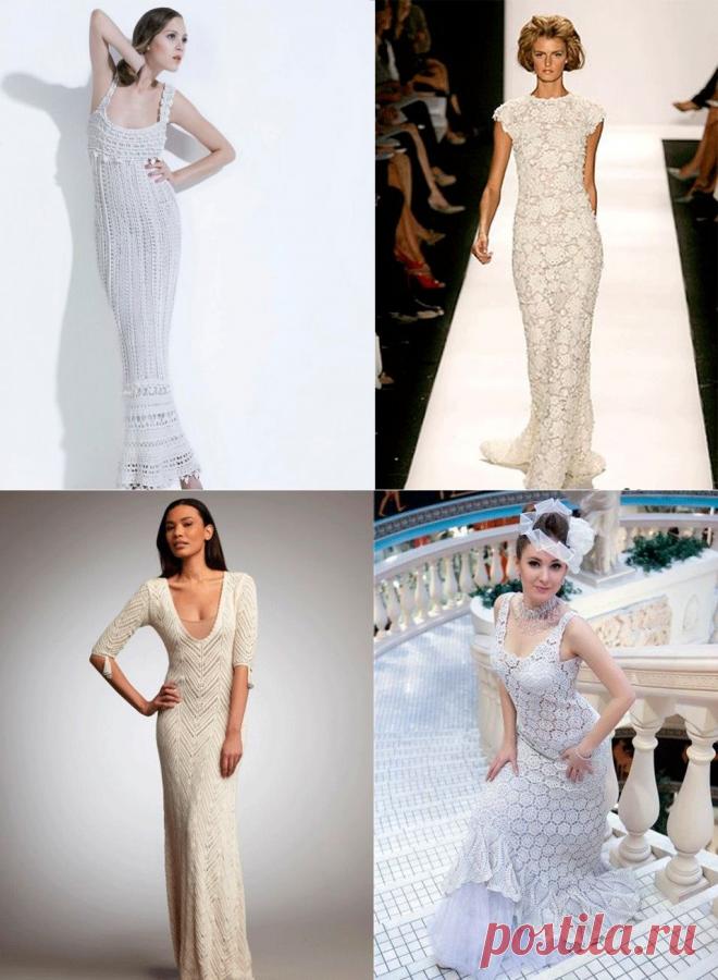 Вязаные платья для жаркого лета