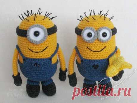 миньон крючком! (из ВК) / Мир игрушки / Вязаные игрушки. Мастер-классы, схемы, описание.