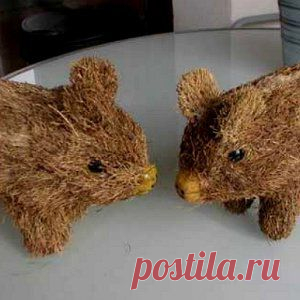 Усадьба | Своими руками : Садовая фигурка кабанчика своими руками