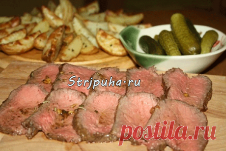 Классический английский ростбиф (слабой прожарки) — Домашняя кулинария