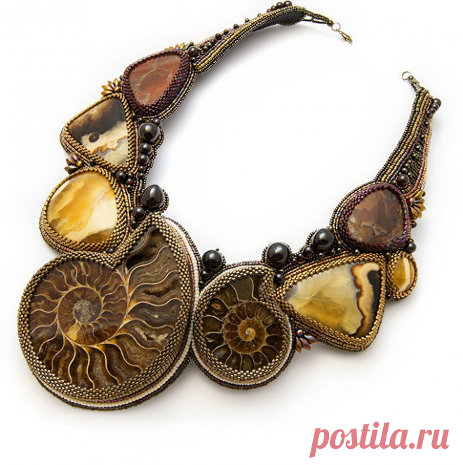 Beautiful jewelry with ammonite fossils | Beads Magic