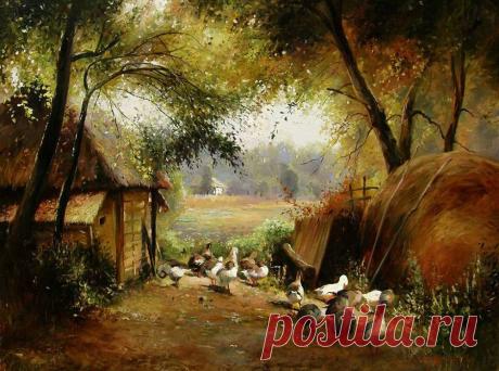 Реалистичные сцены бытовой жизни украинцев прошлого от Юрия Журки