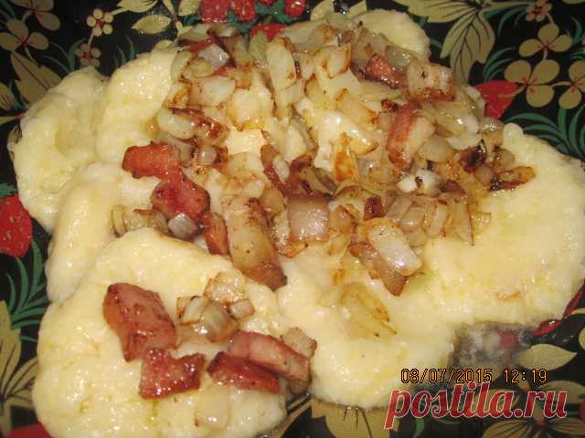 Клёцки,ньоки,галушки,с картофелем и творогом