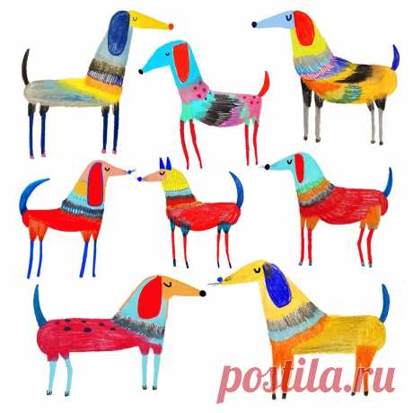 dog art, dog illustration, design, artwork, kids, artist, illustrator, hire an illustrator, animal art, children's illustrator, - Ashley Percival Illustration