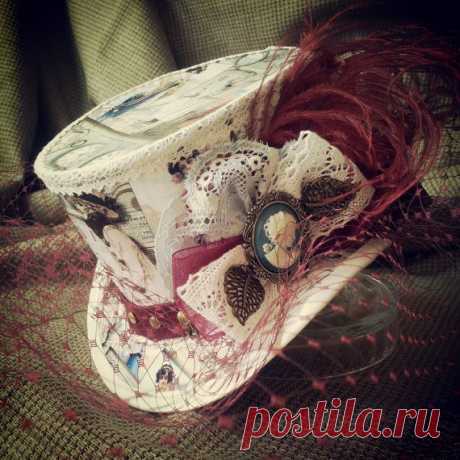 Mad Hatter Alice in Wonderland Steampunk Hat от OohLaLaBoudoir