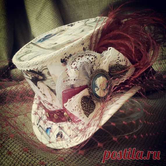 Mad Hatter Alice in Wonderland Steampunk Hat от OohLaLaBoudoir