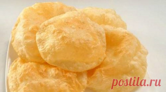 Индийские воздушные «пури». Постное блюдо Вкусные лепешечки, которые заменят хлеб. Попробуйте!
