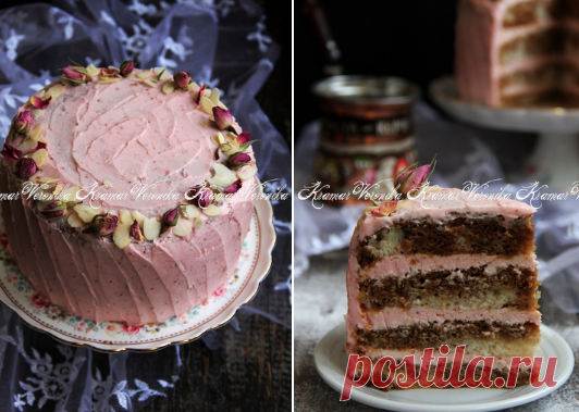 Торт с клубнично-творожным кремом Автор Вероника Крамарь
Он чем-то напоминает известный десерт 