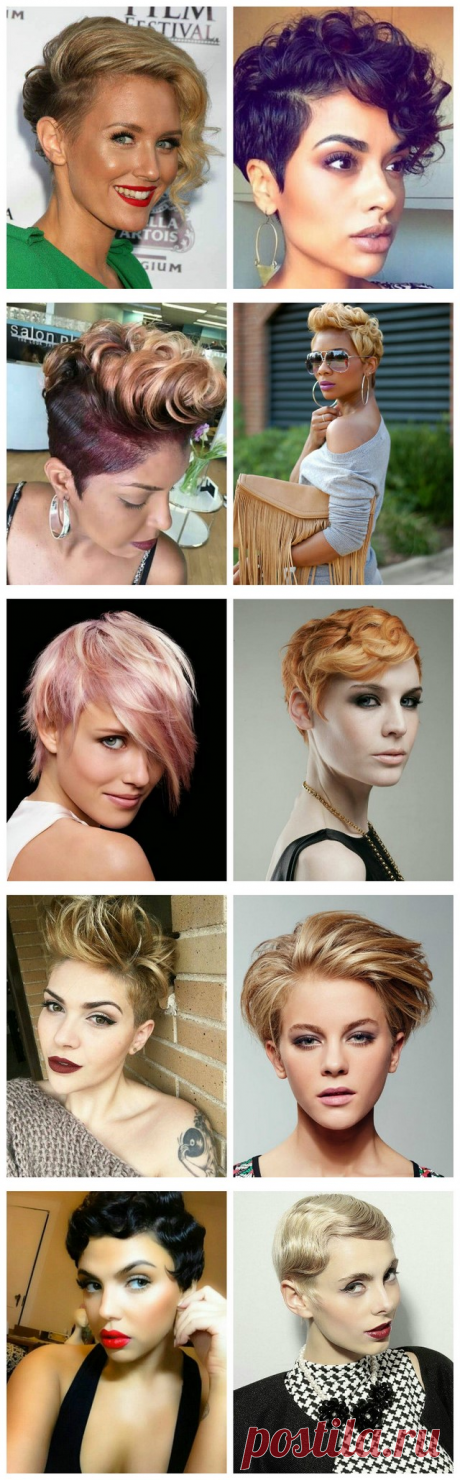 Прически на короткие волосы. Как красиво уложить короткие волосы. Варианты женских причесок с короткими волосами.