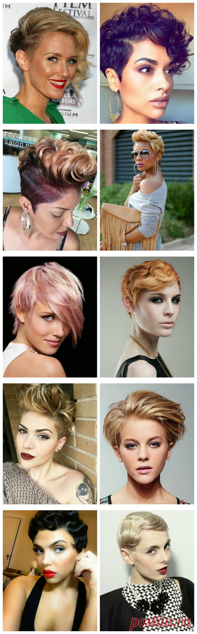 Прически на короткие волосы. Как красиво уложить короткие волосы. Варианты женских причесок с короткими волосами.