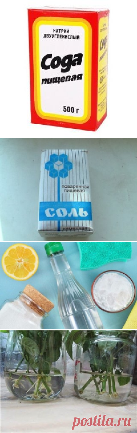 сода и соль для дома