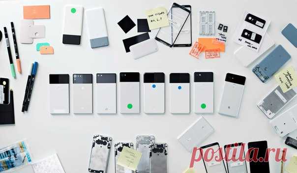 Дизайнерская команда Made by Google опубликовала фотографии прототипов Pixel 2 и Pixel 2 XL, чехлов к ним, ноутбука Pixelbook и колонки Home Mini.