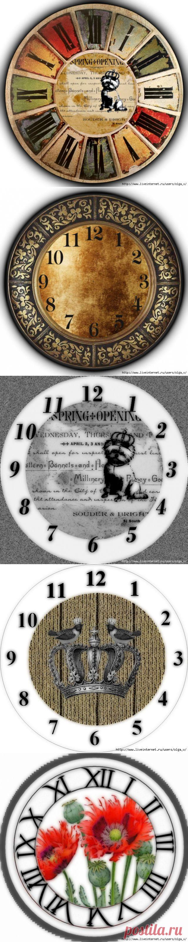Часики для декупажа..