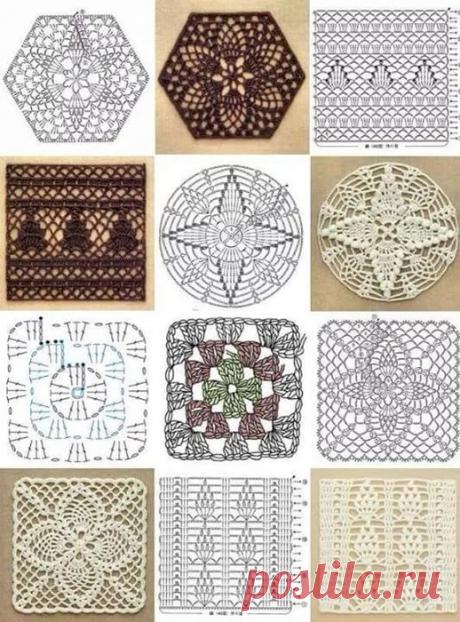 разновидности бабушкиного квадрата схемы: 11 тыс изображений найдено в Яндекс.Картинках