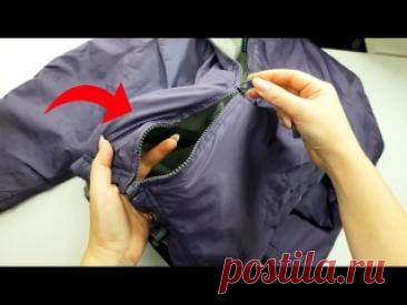 Не выбрасывай вещь! Как починить любую молнию за 1 минуту! 3 экспресс способа