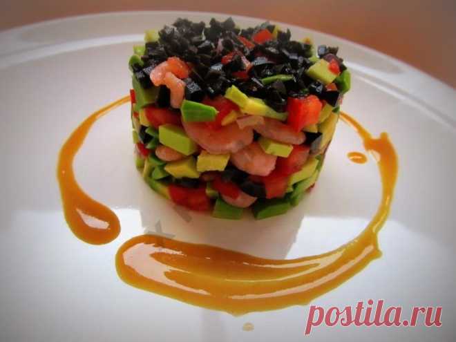 Салат с авокадо под горчично-медовым соусом рецепт с фото пошагово - 1000.menu