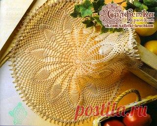 #салфетки_схемы #салфетки_крючком