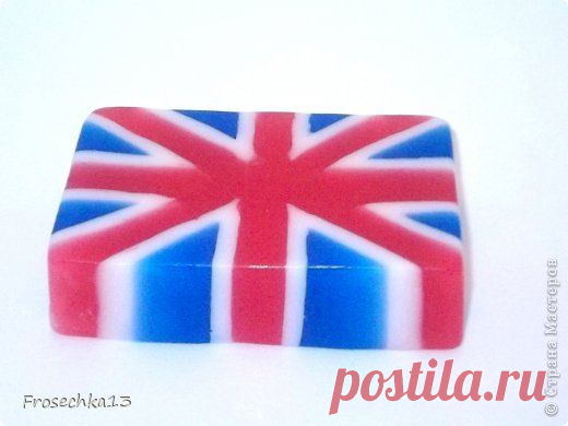 Мыло "Британский флаг" МК - Мыловарение