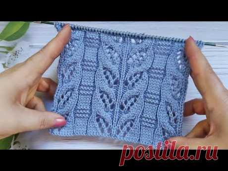 Lace Cable Knit Stitch | Ajour-Zopfmuster stricken | Punto Trecce Traforate| Point Torsades Ajourées