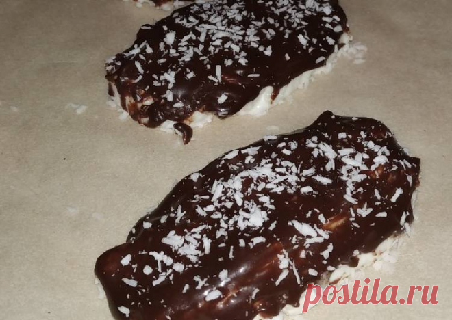 Глазированные сырки с кокосом