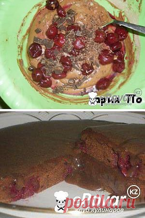 Шоколадный пирожок с вишней — Рецепт приготовления с фото — Рецепты выпечки, Пироги и пирожки