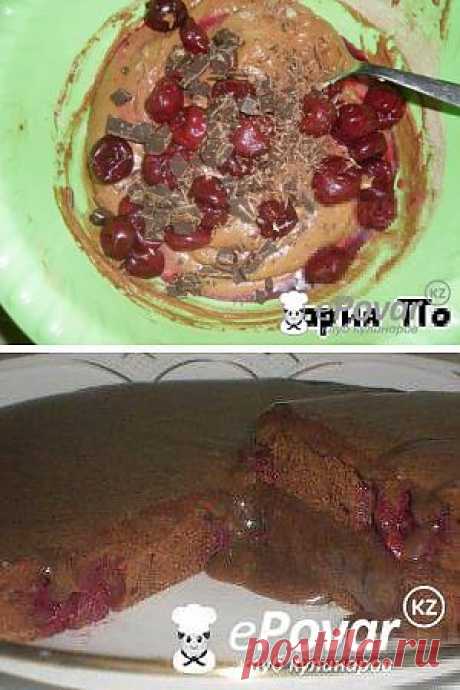 Шоколадный пирожок с вишней — Рецепт приготовления с фото — Рецепты выпечки, Пироги и пирожки