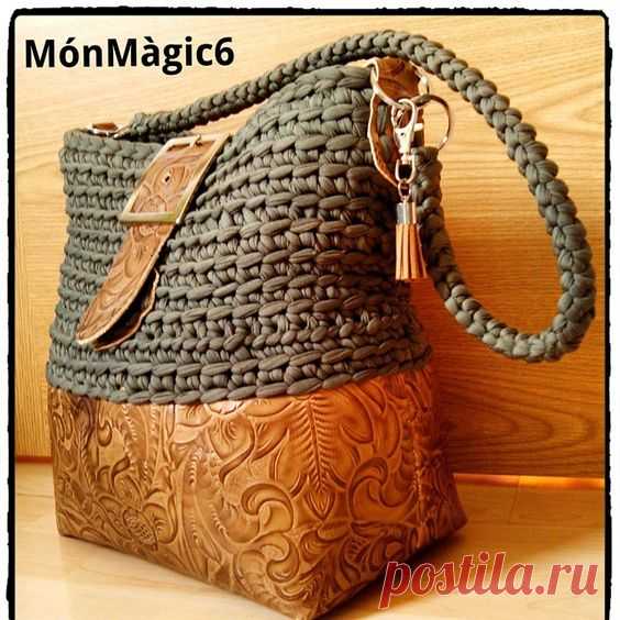 (189) SUPREME www.monmagic6.com | t-shirt crochet bag