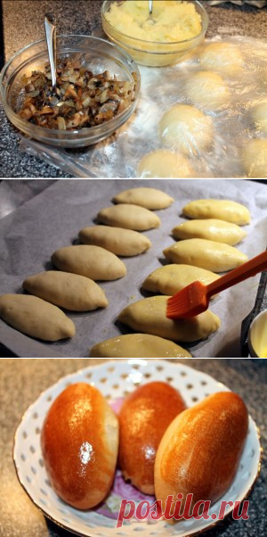 Пирожки с картошкой в духовке рецепт с фото, как приготовить.
