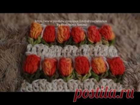 Узоры крючком. Цветочная поляна - gaanna.ru
