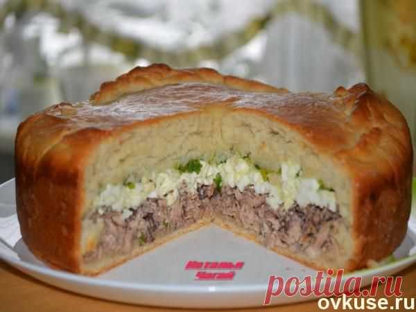 Пирог с рыбой, яйцом и зеленым луком - Простые рецепты Овкусе.ру