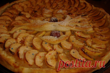 Пирог с яблоками, рецепт с фото пошагово в духовке