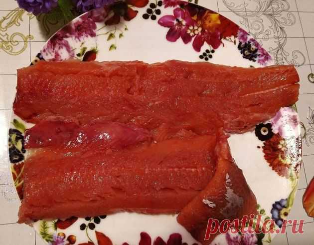 Рецепт соленой красной рыбы 