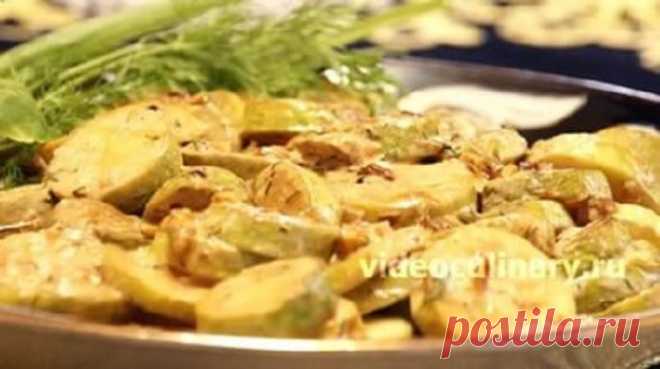 Очень нежные кабачки в сметанном соусе - Люблю готовить