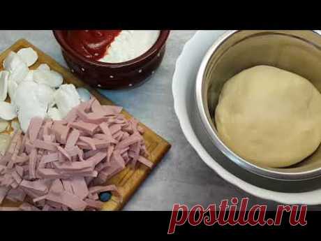 Тесто для пиццы как в пиццерии просто вкусно и быстро