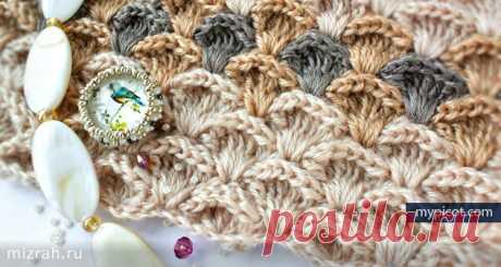 В копилку: текстурный узор крючком