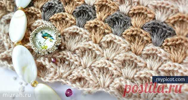 В копилку: текстурный узор крючком