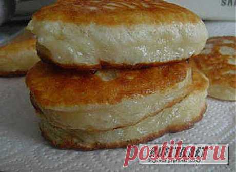 Очень вкусные и пышные оладьи на дрожжах..