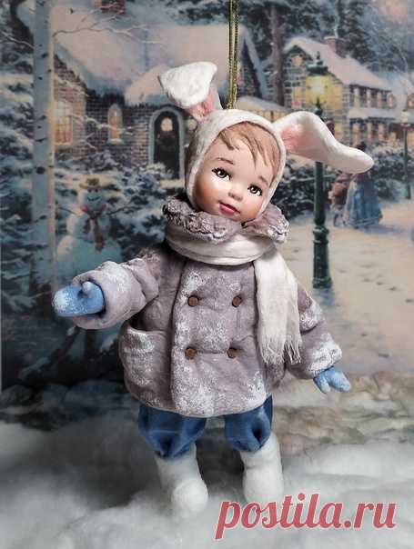 Авторские игрушки Надежды Кузнецовой🧸 Ватные елочные игрушки ручной работы 🙌