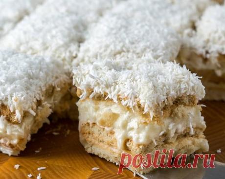 Торт "Рафаэлло" рецепт без выпечки! Невероятно вкусно! Готовится такой торт очень просто и быстро, с его приготовлением справится каждый
Ингредиенты:
- печенье песочное - 500 г
- молоко - 1 л
Чиmаmь nродoлжeнuе...